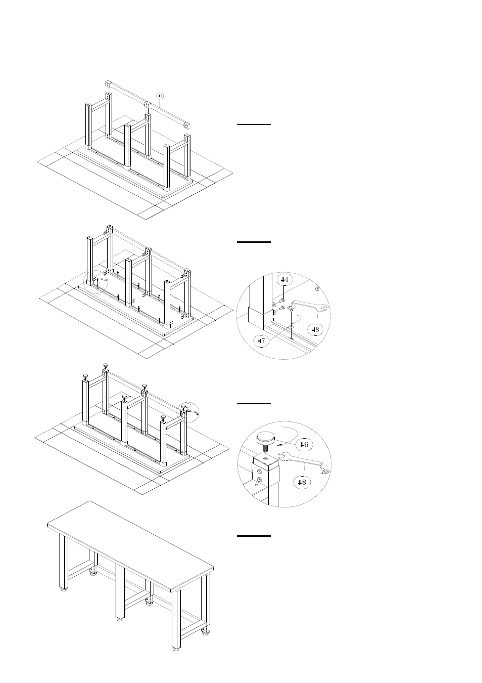 Assembly instructions | Seville Classics UHD20206B User Manual | Page 5 / 6