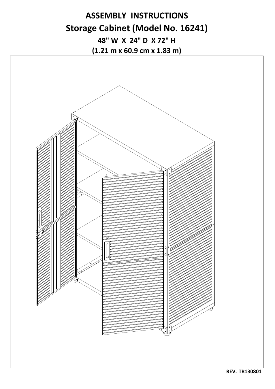 Seville Classics UHD16241 User Manual | 13 pages