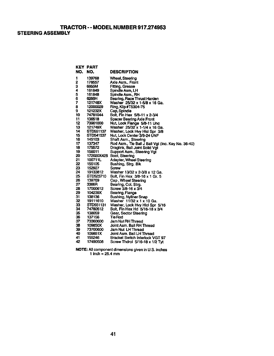Craftsman 917.274953 User Manual | Page 41 / 60