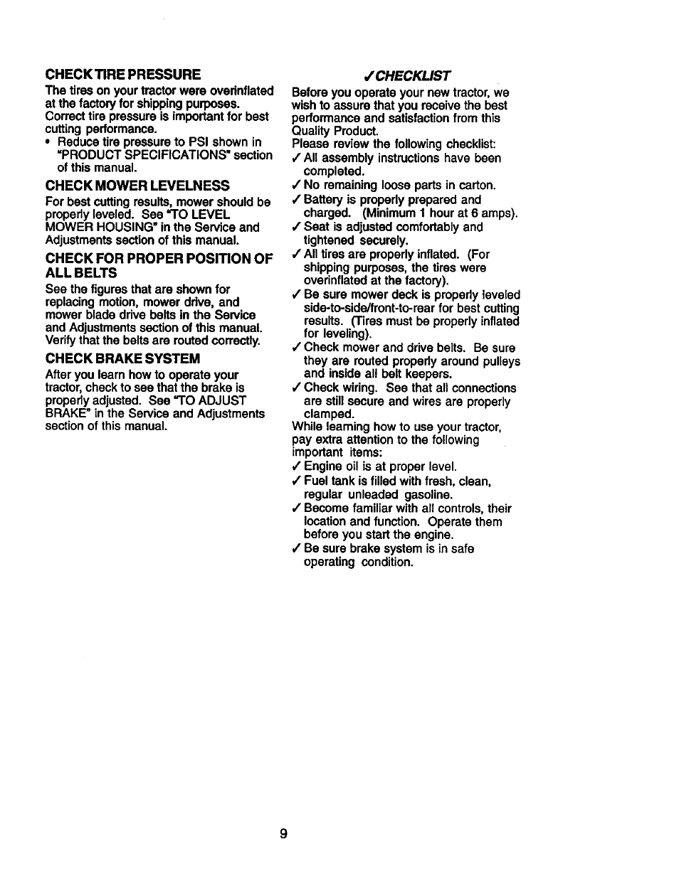 Craftsman 917.274953 User Manual | Page 9 / 60