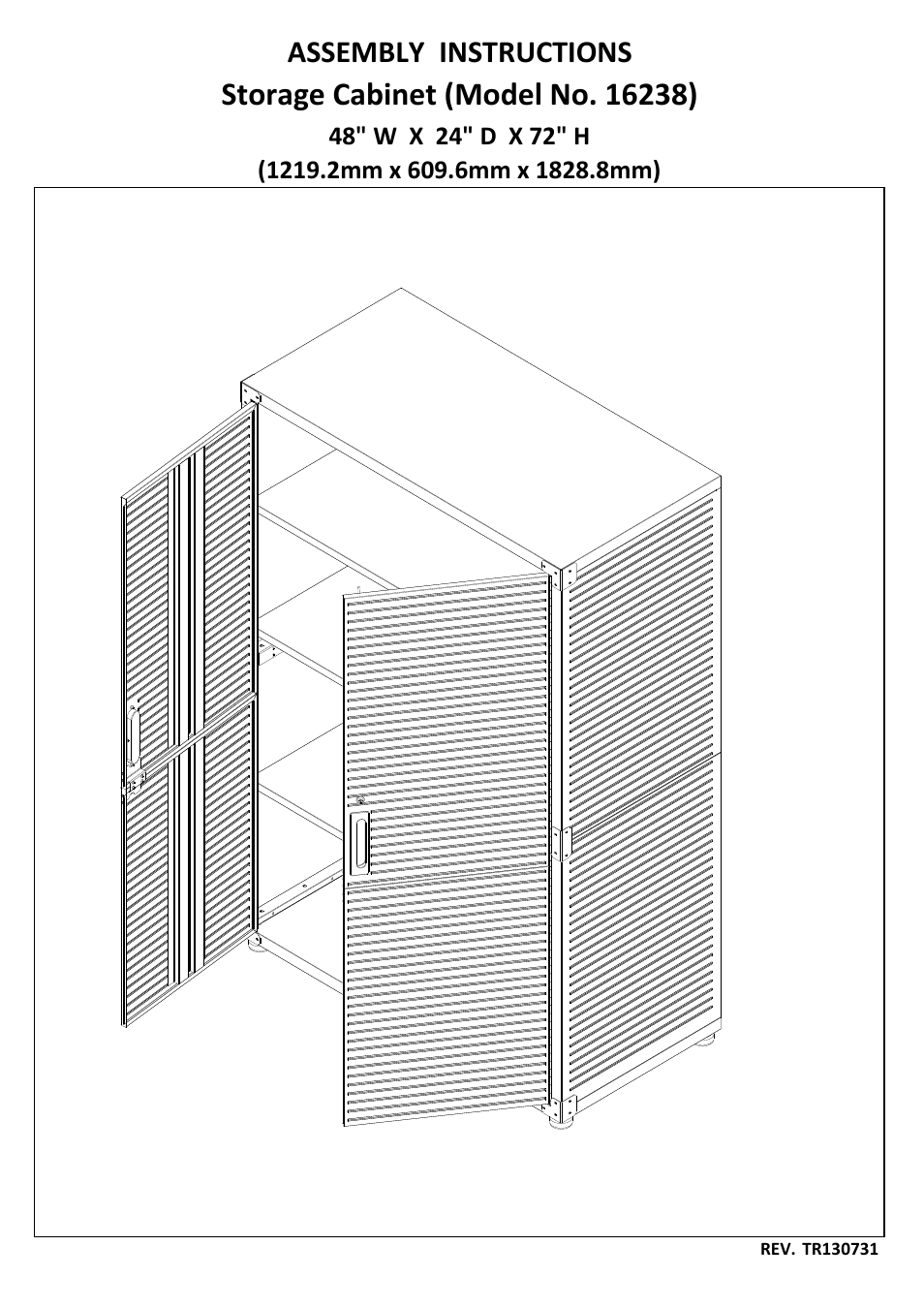 Seville Classics UHD16238B User Manual | 13 pages