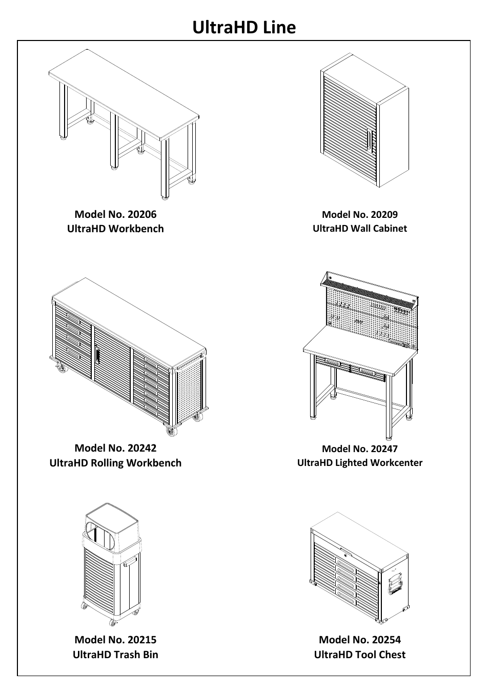 Ultrahd line | Seville Classics UHD16238B User Manual | Page 13 / 13