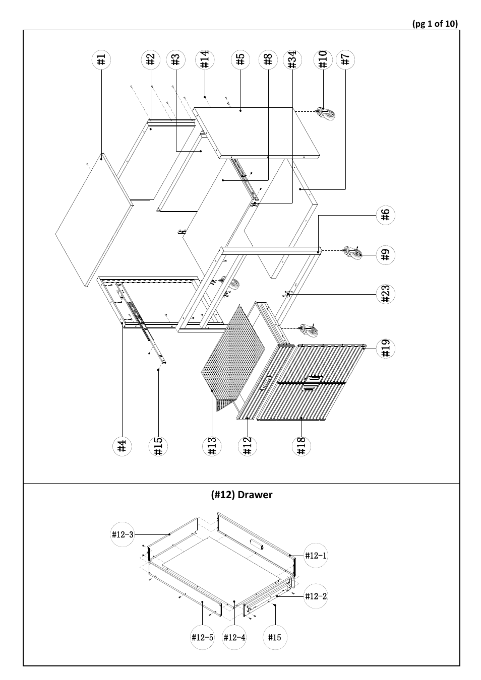 Seville Classics UHD20238F User Manual | Page 2 / 12