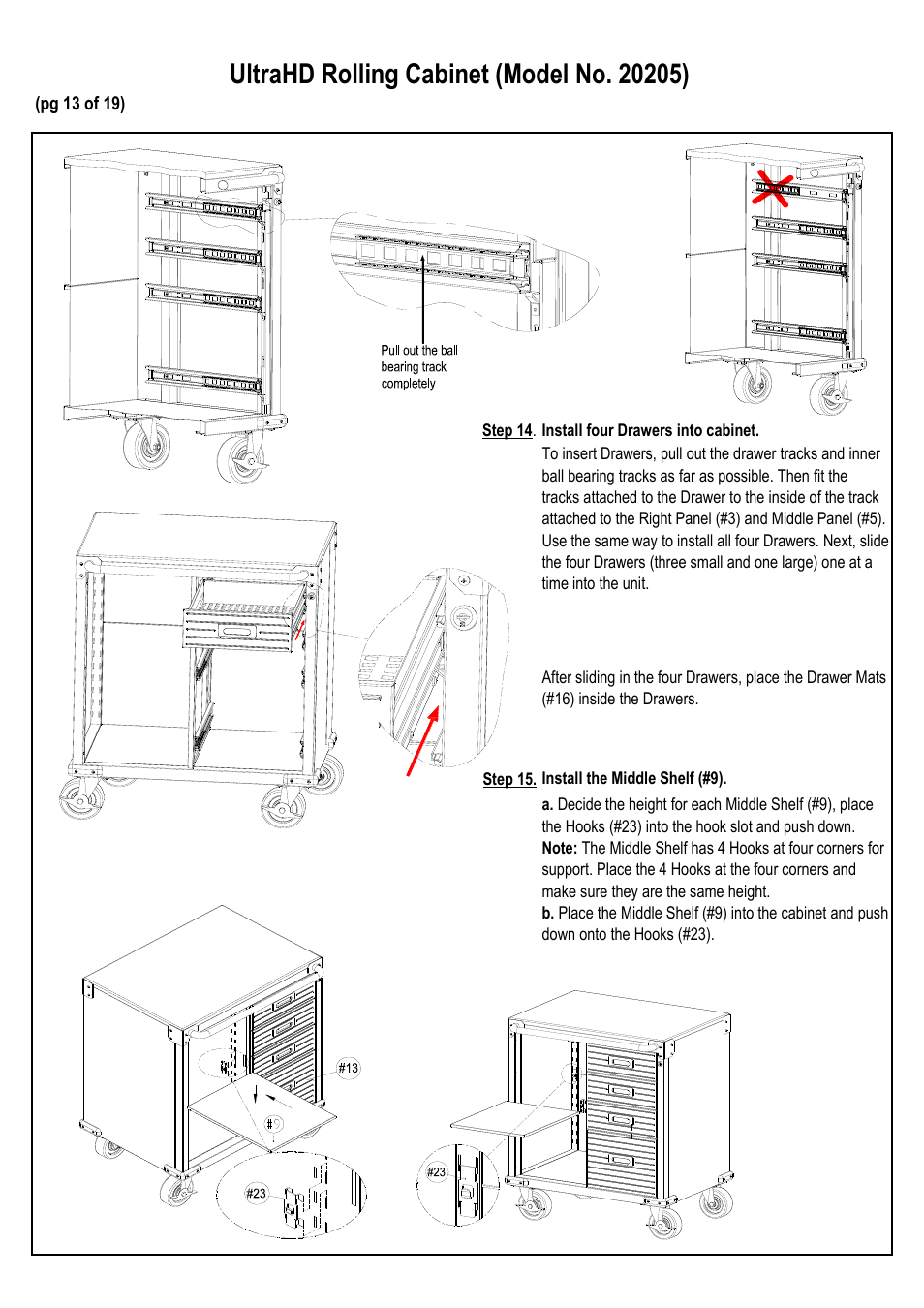 Seville Classics UHD20205 User Manual | Page 14 / 20