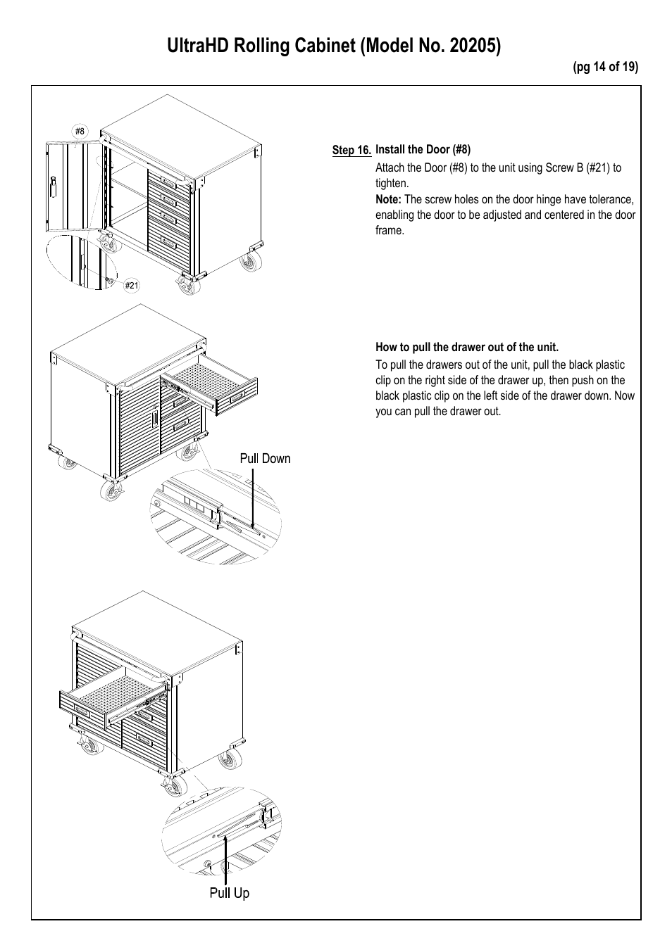 Seville Classics UHD20205 User Manual | Page 15 / 20