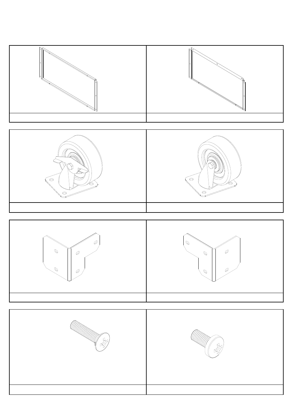 Parts list | Seville Classics UHD16234 User Manual | Page 4 / 12