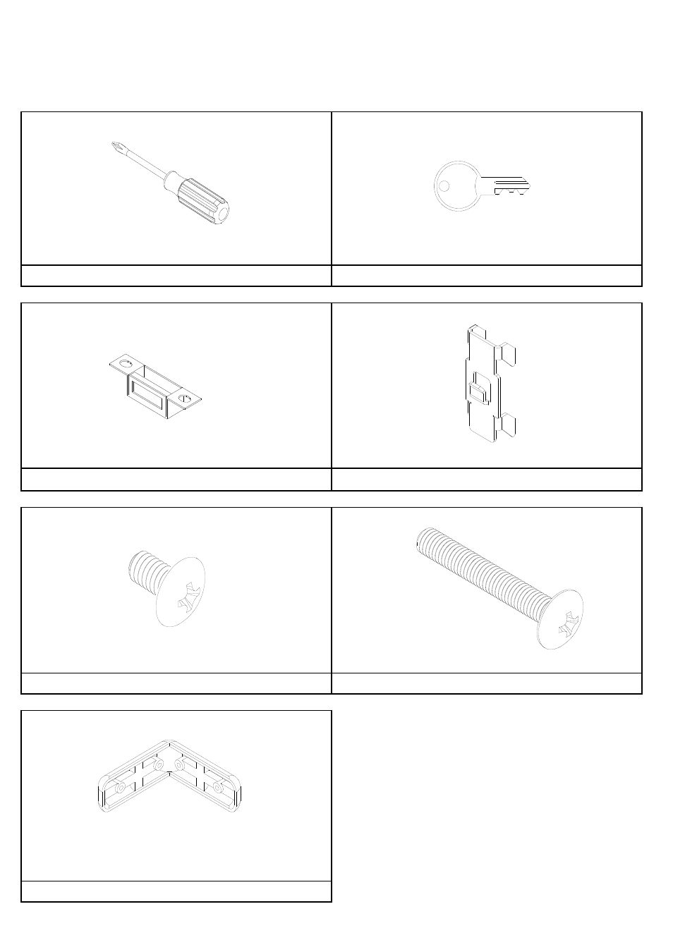 Parts list | Seville Classics UHD16234 User Manual | Page 5 / 12