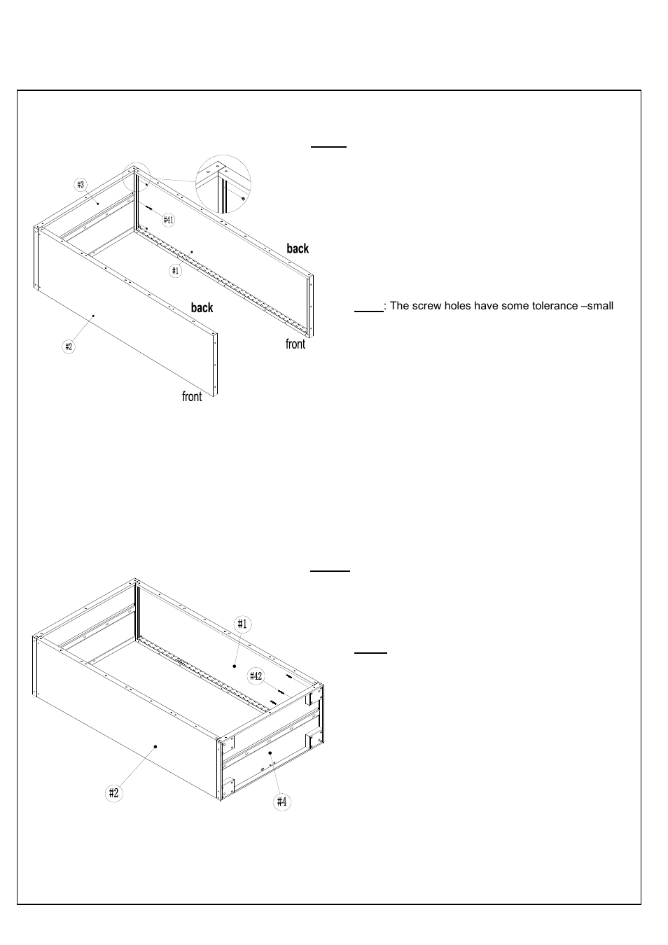 Assembly instructions | Seville Classics UHD16234 User Manual | Page 6 / 12