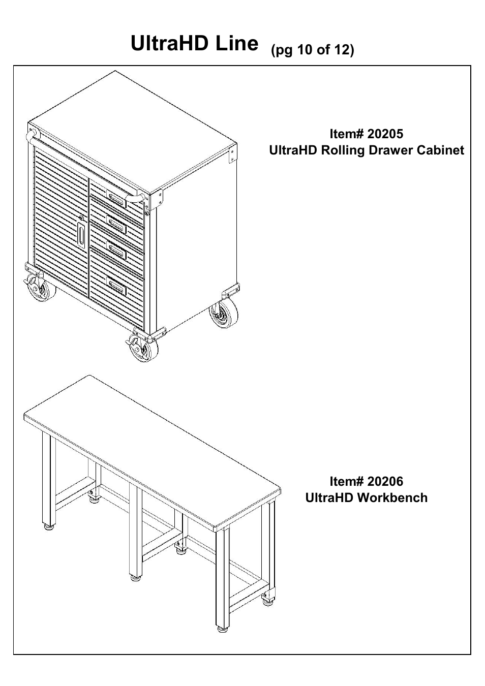 Ultrahd line | Seville Classics UHD20209B User Manual | Page 11 / 16