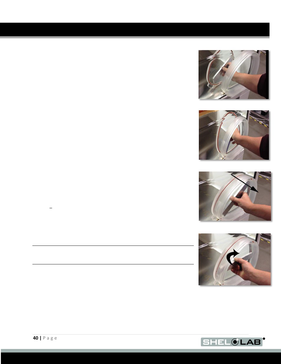 Exiting the chamber, Operation (continued) | Shellab BACTRON600 User Manual | Page 40 / 70