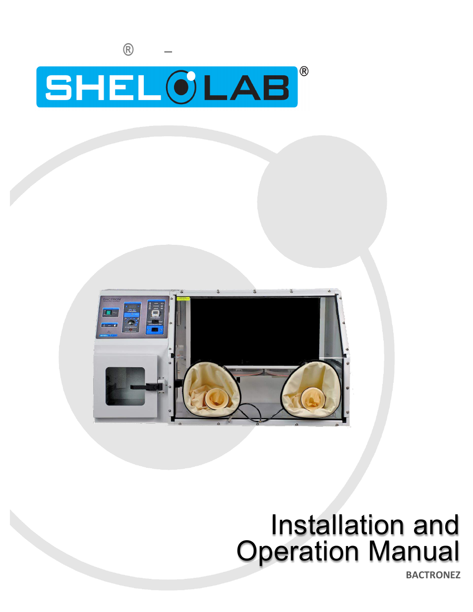 Shellab BACTRONEZ User Manual | 65 pages