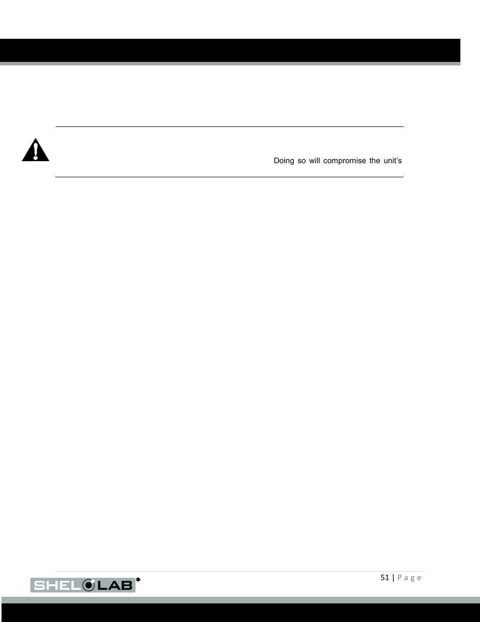 Door gasket maintenance and usage, Sleeves maintenance and usage, User maintenance (continued) | Shellab BACTRONEZ User Manual | Page 51 / 65