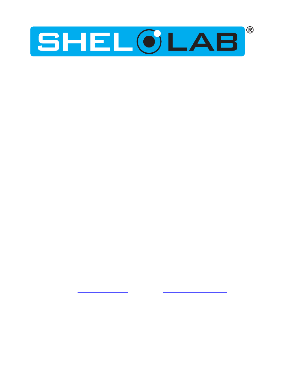 Shellab BACTROX User Manual | 32 pages