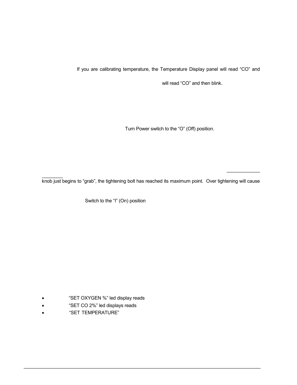 Making the chamber hypoxic, Pass box operation | Shellab BACTROX User Manual | Page 14 / 32