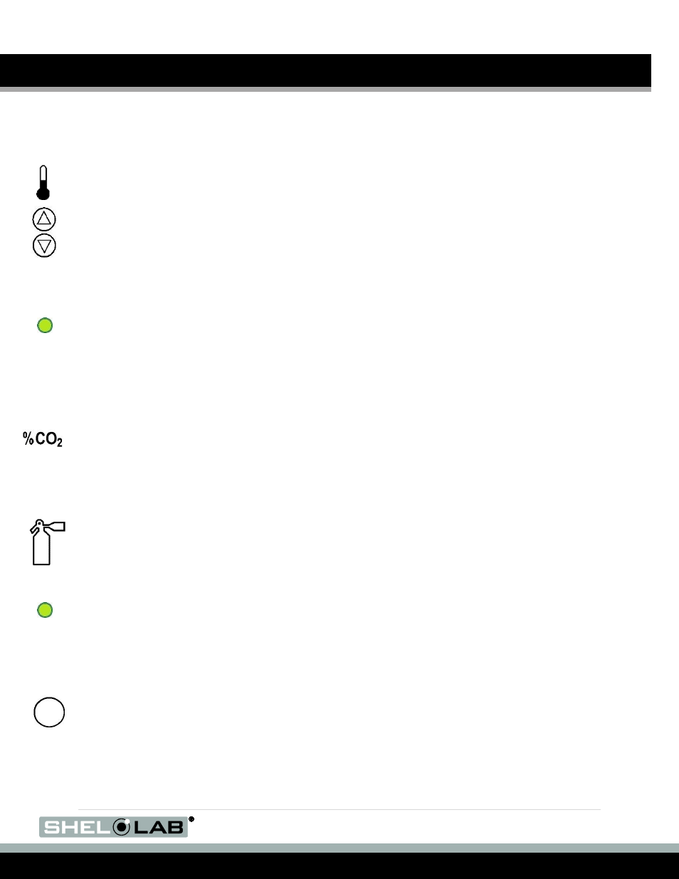 Control panel overview (continued) | Shellab SCO6AD User Manual | Page 17 / 47