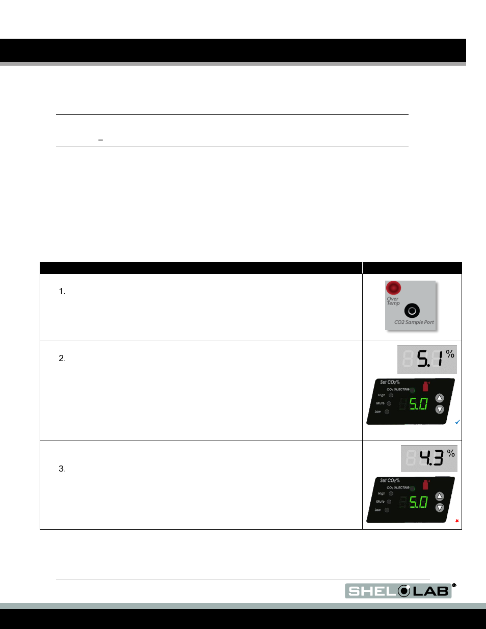 Calibrate the co, Display, E 30 | Operation (continued), Alibrate the, Isplay | Shellab SCO6AD User Manual | Page 30 / 47