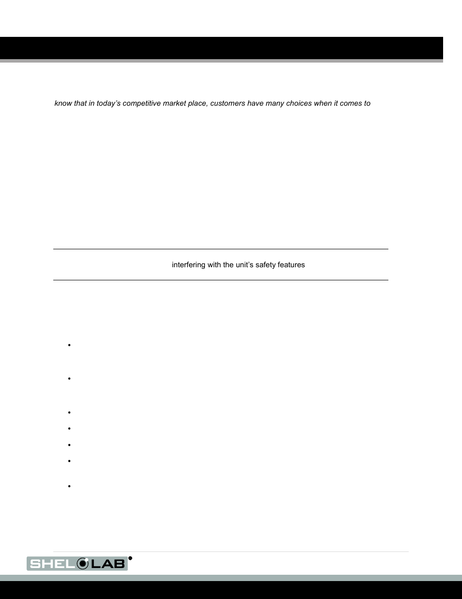Introduction, General safety considerations, Eneral | Afety, Onsiderations | Shellab SCO6AD User Manual | Page 5 / 47