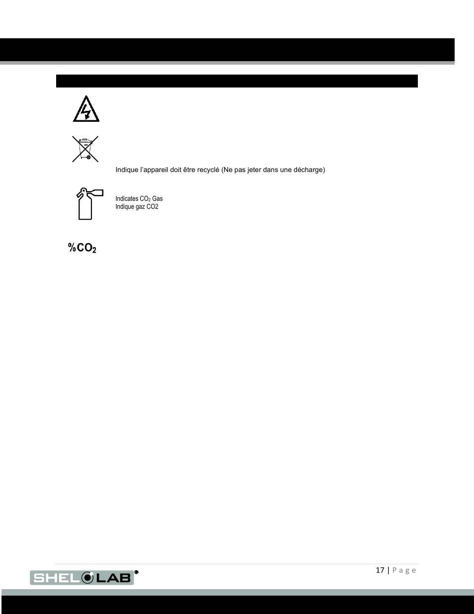 Graphic symbols (continued) | Shellab SCO31 User Manual | Page 17 / 40