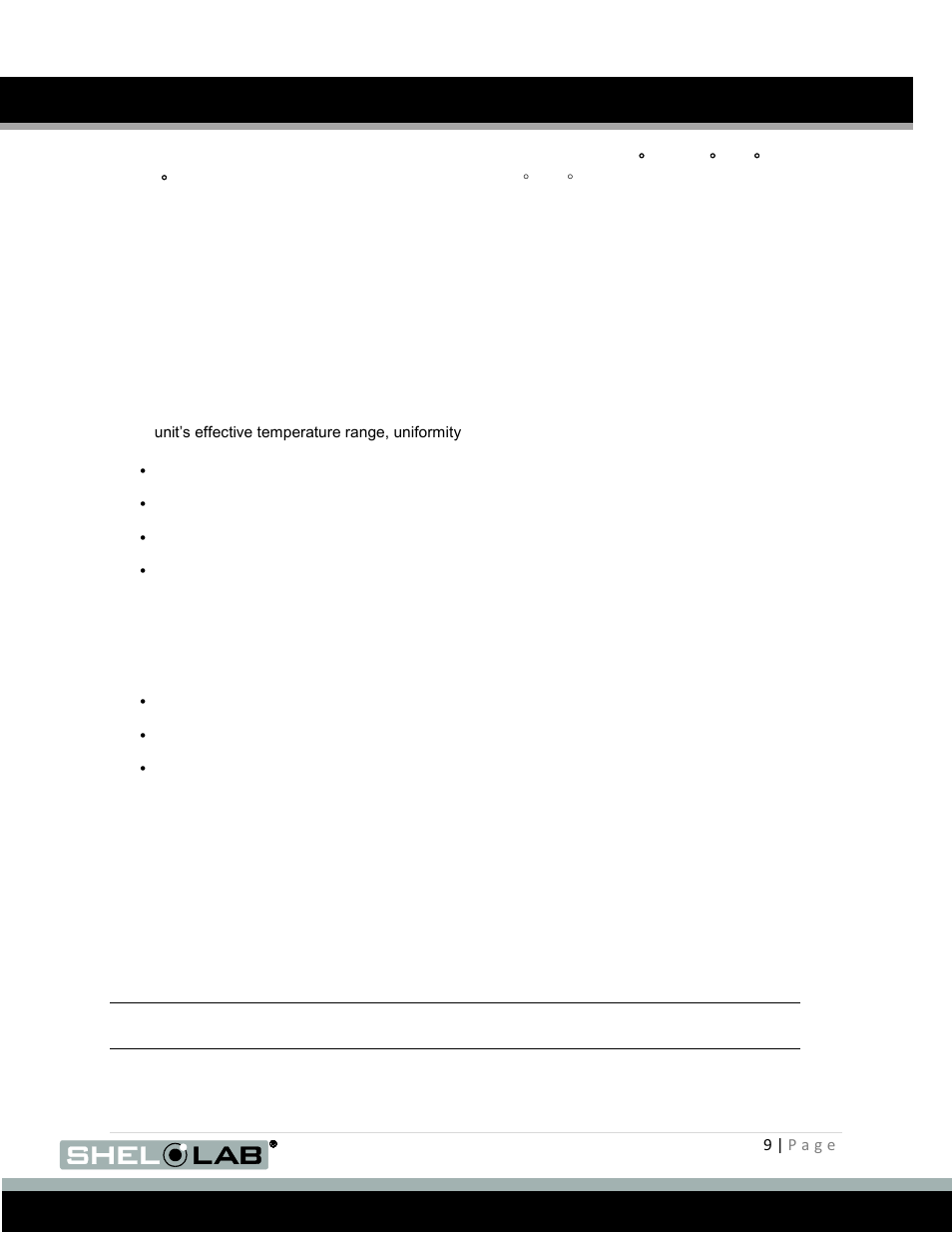 Installation, Location, Lifting and handling | Leveling, Ocation, Ifting and, Andling, Eveling | Shellab SRI20PF User Manual | Page 9 / 30