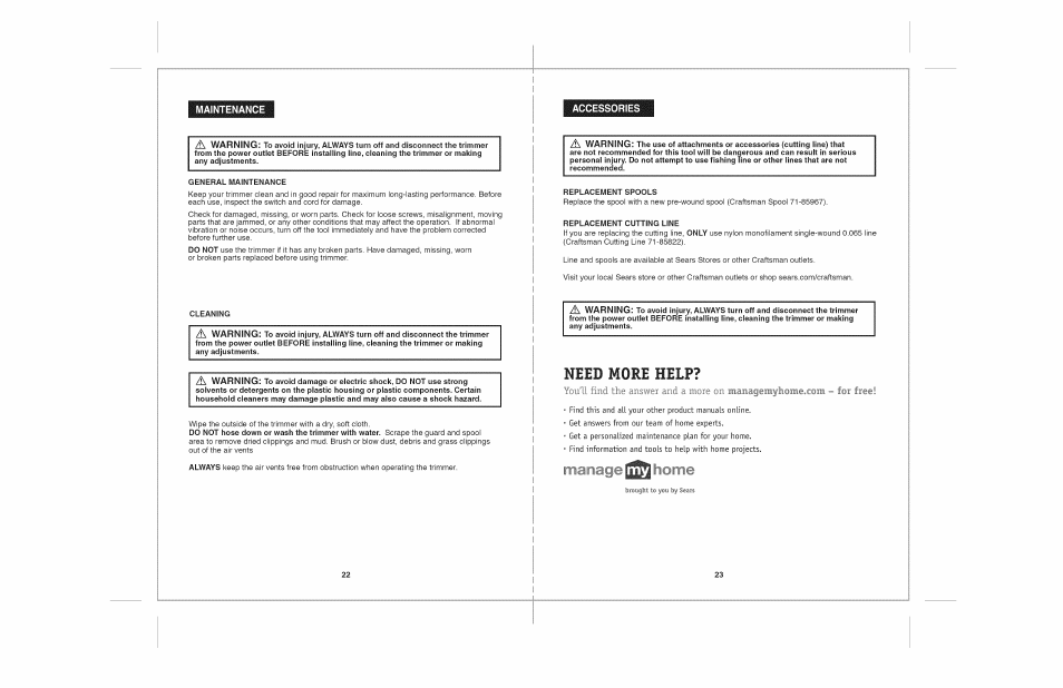 Pigtail power cord (figs. 2, 2a and 2b), This trimmer/edger has the following features, 12-inch cutting path | Craftsman 172.74544 User Manual | Page 12 / 26