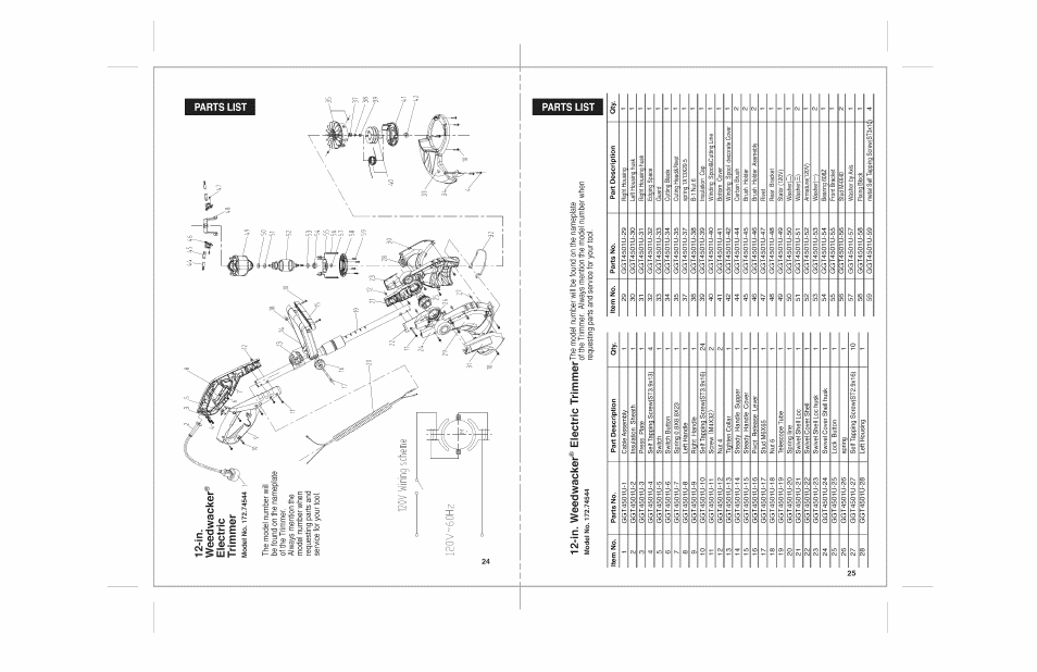 This trimmer/edger has the following features cont, Description cont | Craftsman 172.74544 User Manual | Page 13 / 26