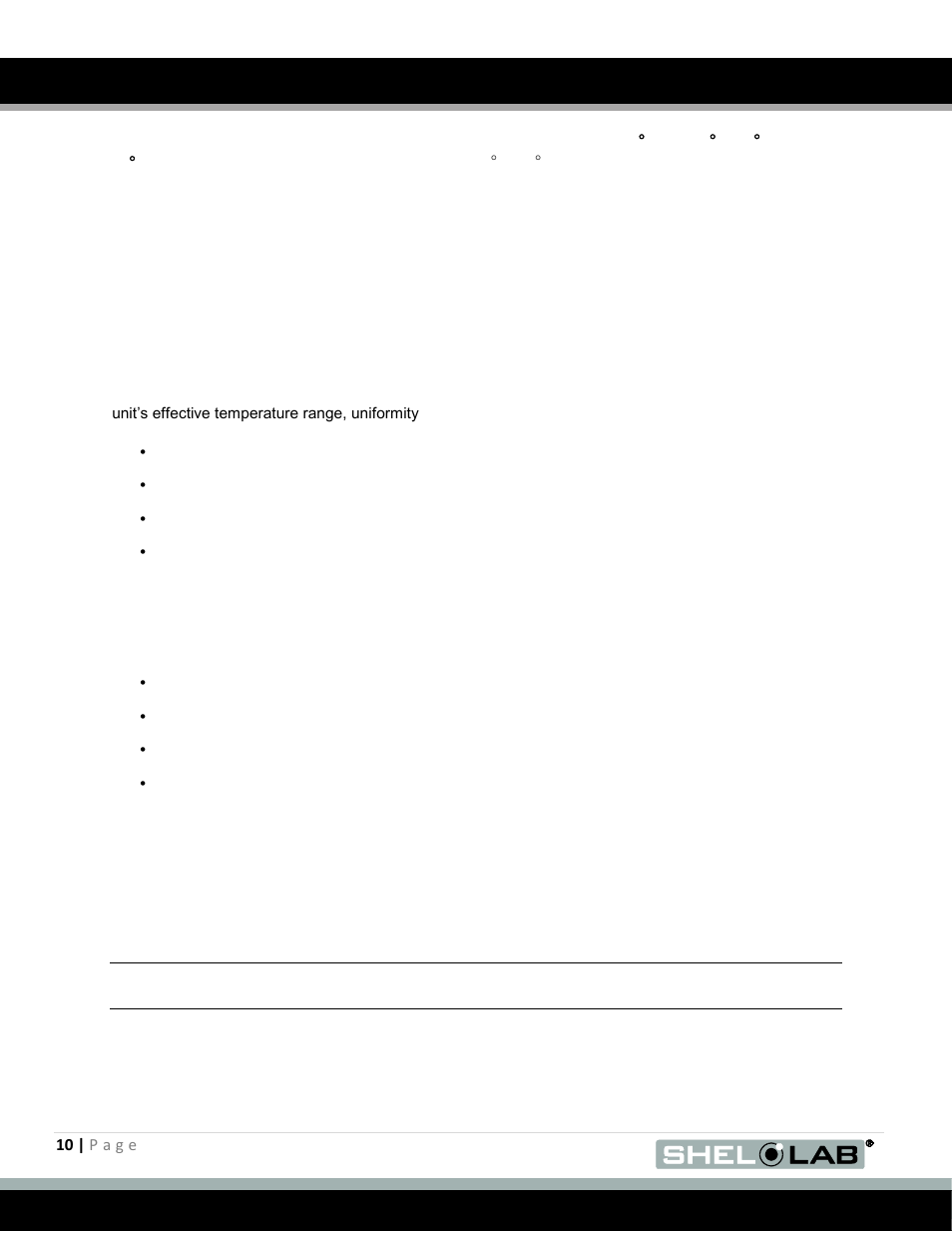 Installation, Location, Lifting and handling | Leveling, Ocation, Ifting and, Andling, Eveling | Shellab SRI20P User Manual | Page 10 / 27