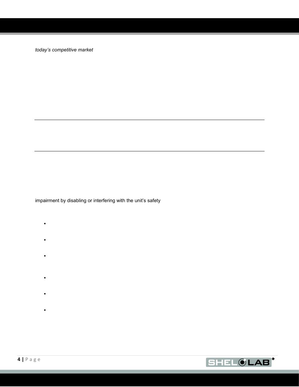 Introduction, General safety considerations, Eneral | Afety, Onsiderations | Shellab SRI20P User Manual | Page 4 / 27