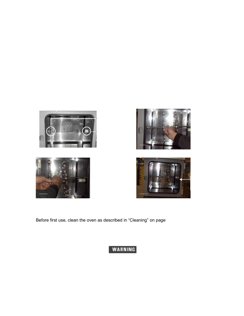Install the rotator, Clean the oven, Install the power cord | Shellab SHO1-2 User Manual | Page 9 / 18