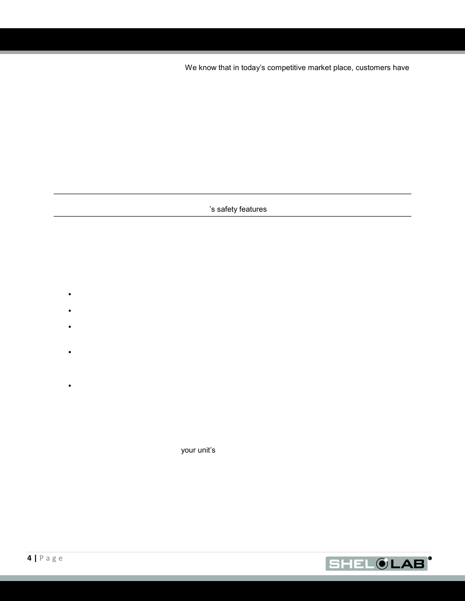 Introduction, General safety considerations, Engineering improvements | Shellab SMI12 User Manual | Page 4 / 19