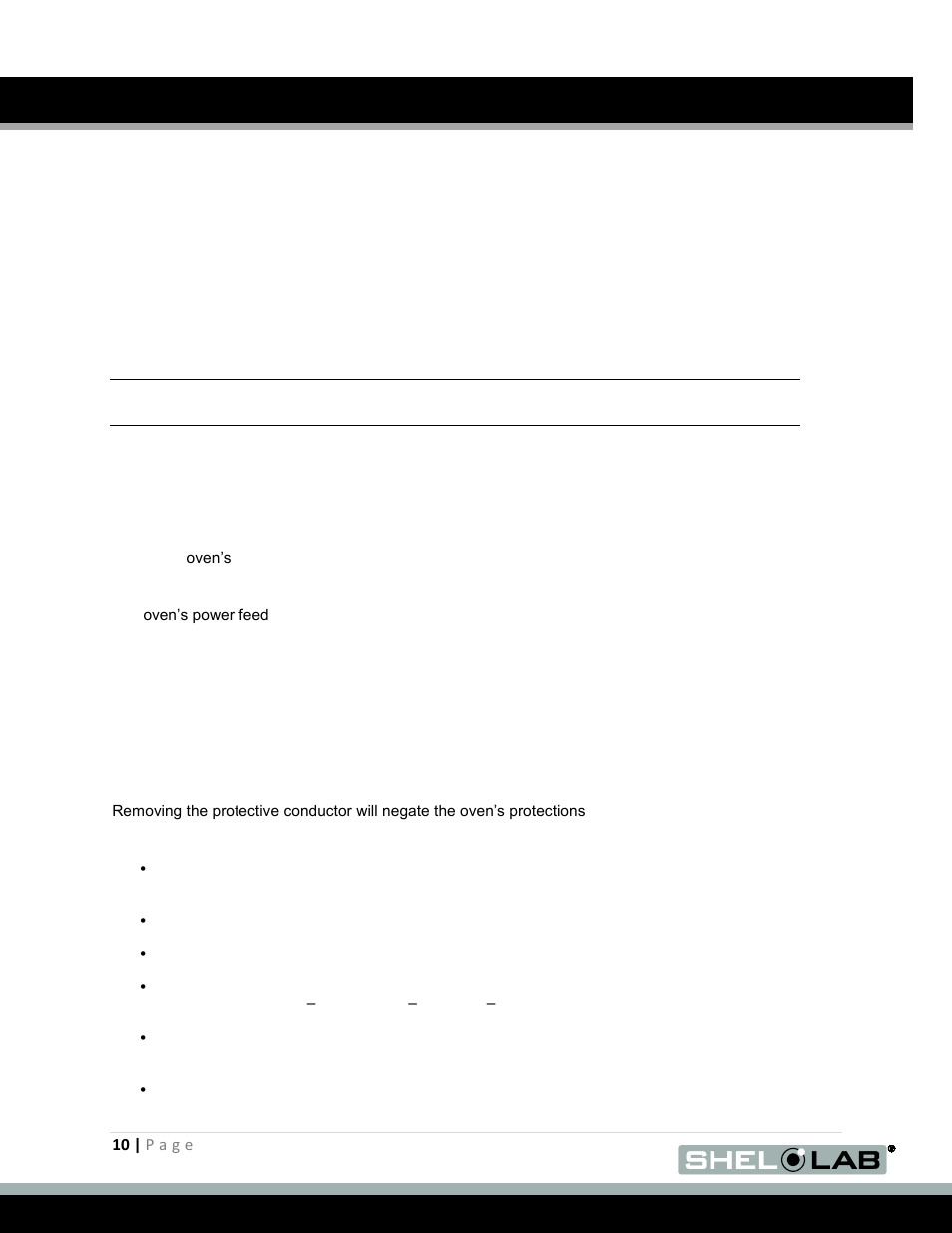 Leveling, Power source, Installation (continued) | Eveling, Ower, Ource | Shellab SMO5HP-2 User Manual | Page 10 / 28