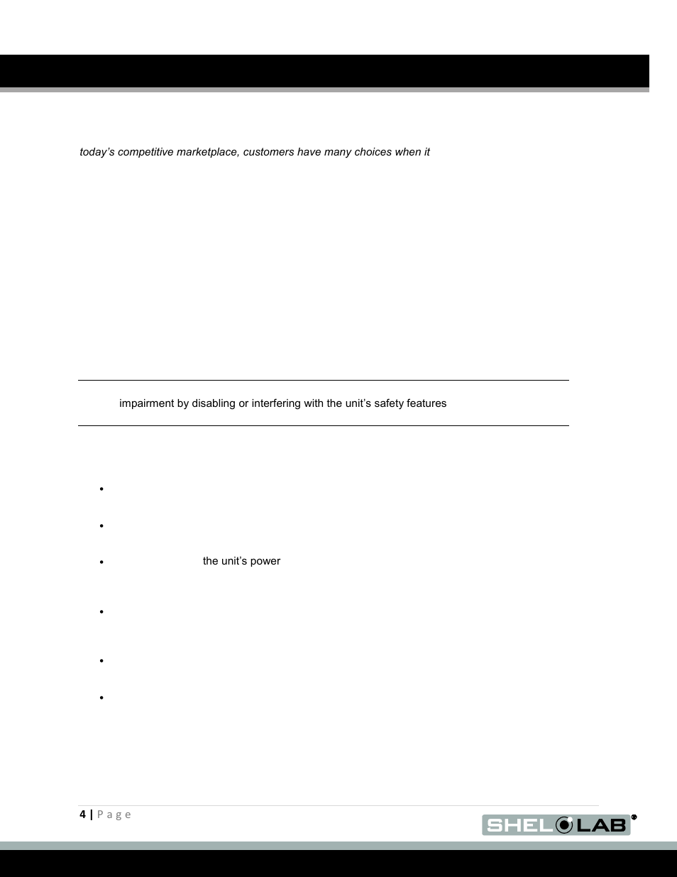 General safety considerations, Introduction, Eneral | Afety, Onsiderations | Shellab SMO5HP-2 User Manual | Page 4 / 28