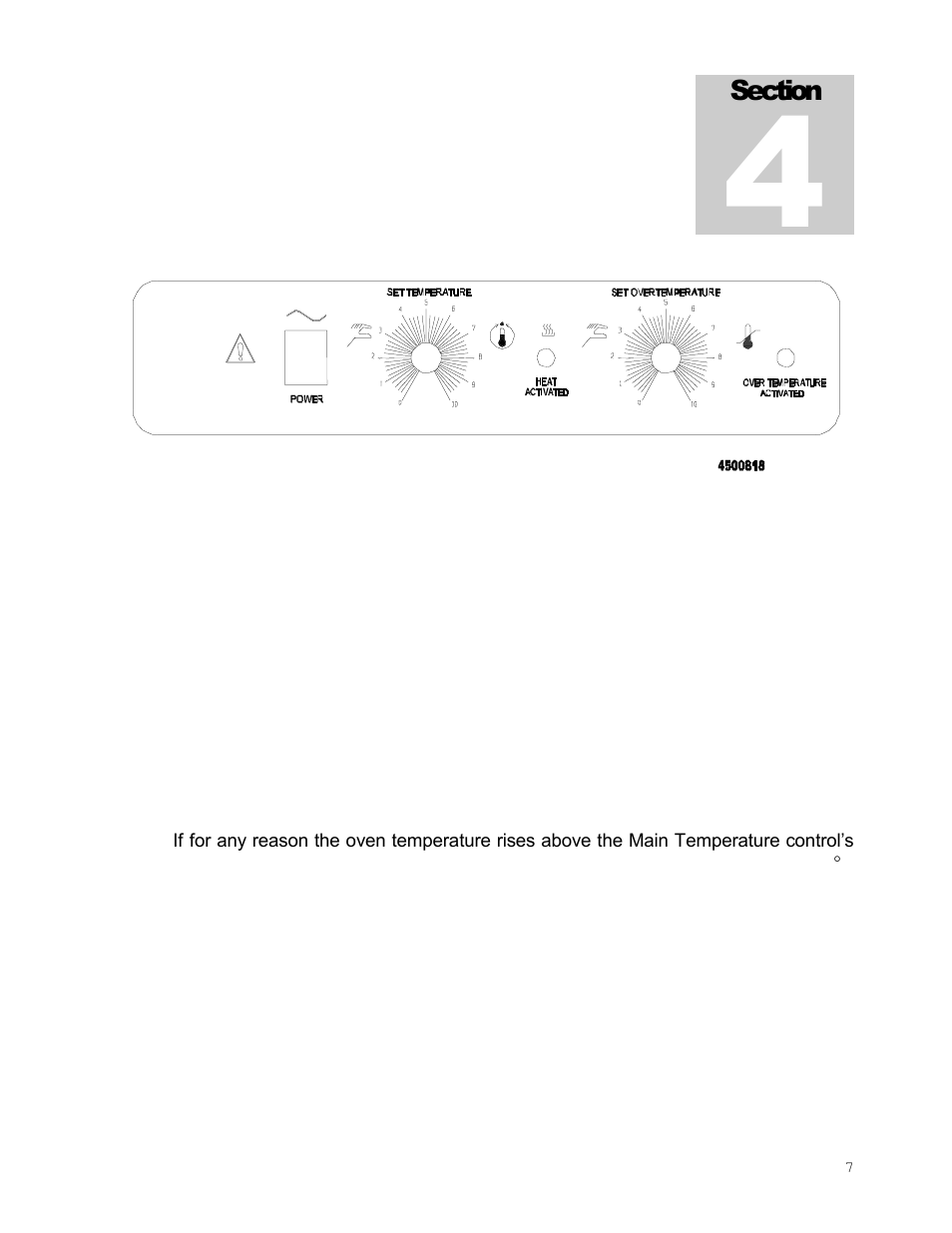Control panel overview | Shellab SGO6E-2 User Manual | Page 7 / 21