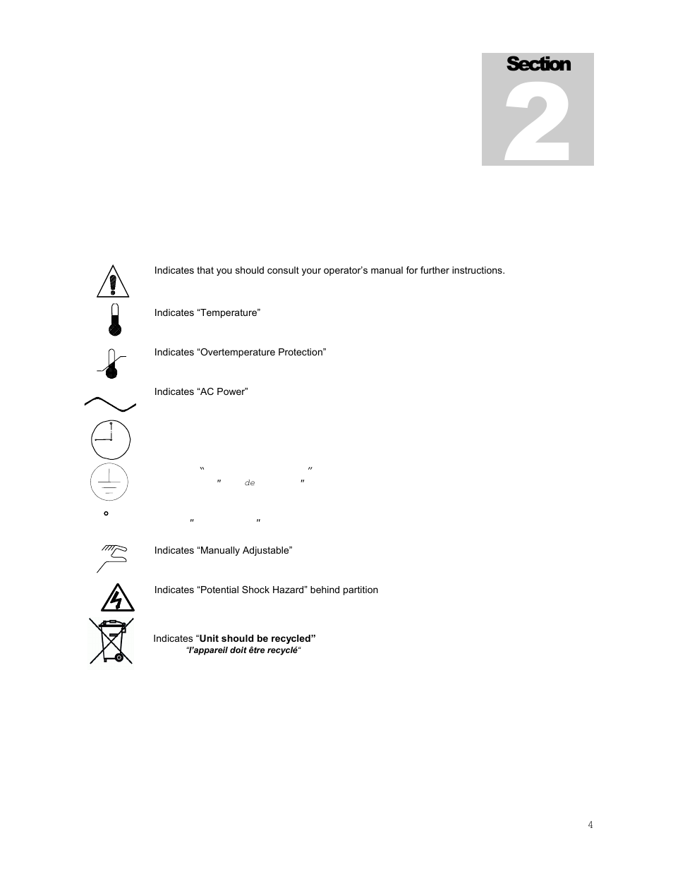 Graphic symbols | Shellab SGO3-2 User Manual | Page 4 / 17