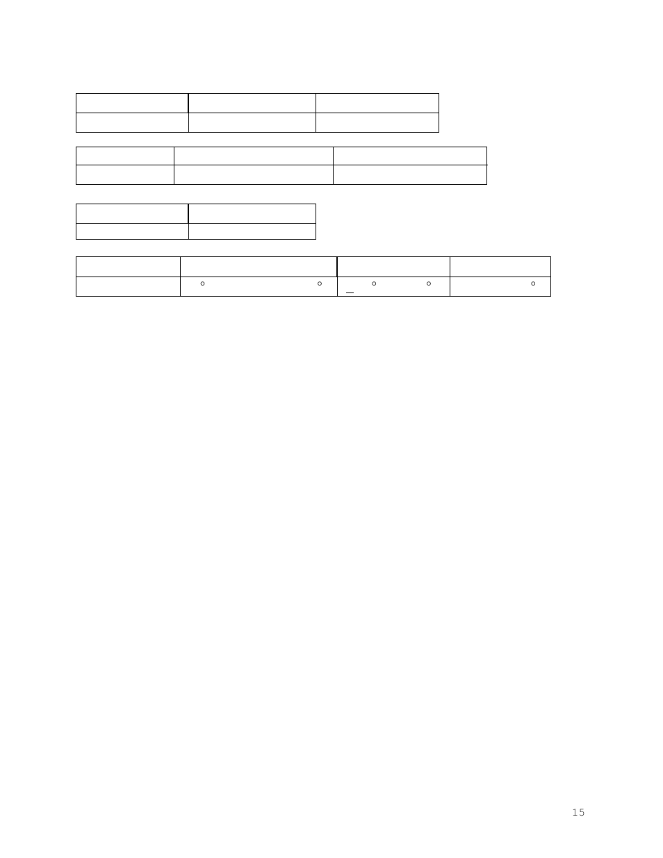Unit specifications | Shellab SGO5-2 User Manual | Page 15 / 16