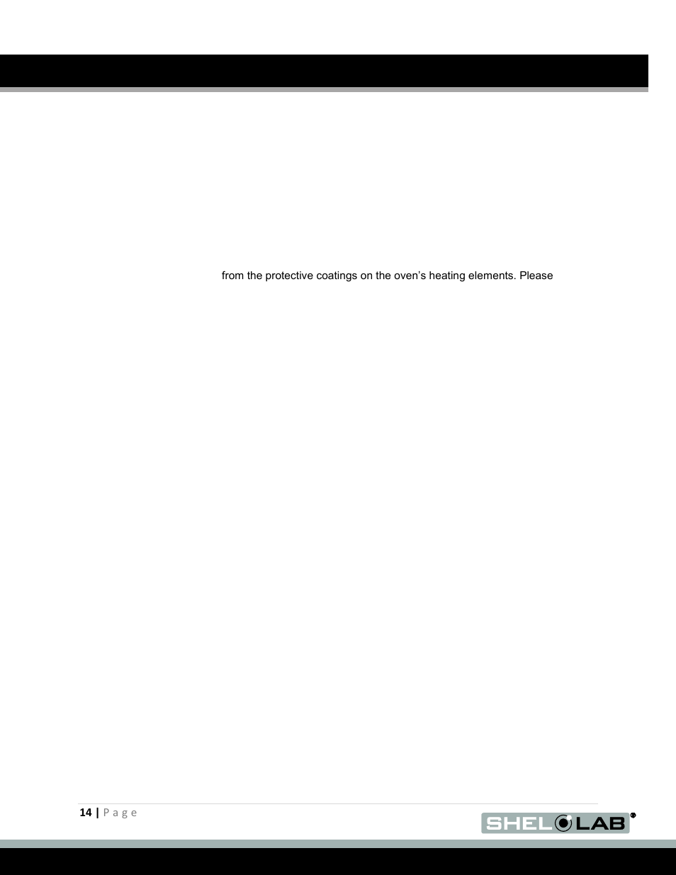 Cleaning, Burn in, Installation (continued) | Shellab SMO28-2 User Manual | Page 14 / 26