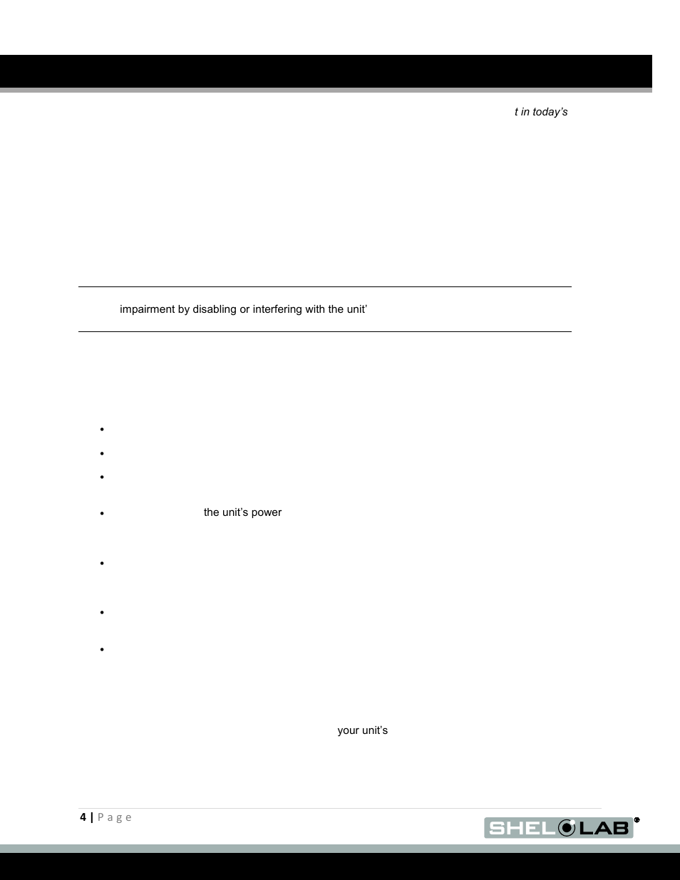 Introduction, General safety considerations, Engineering improvements | Eneral, Afety, Onsiderations, Ngineering, Mprovements | Shellab SMO28-2 User Manual | Page 4 / 26