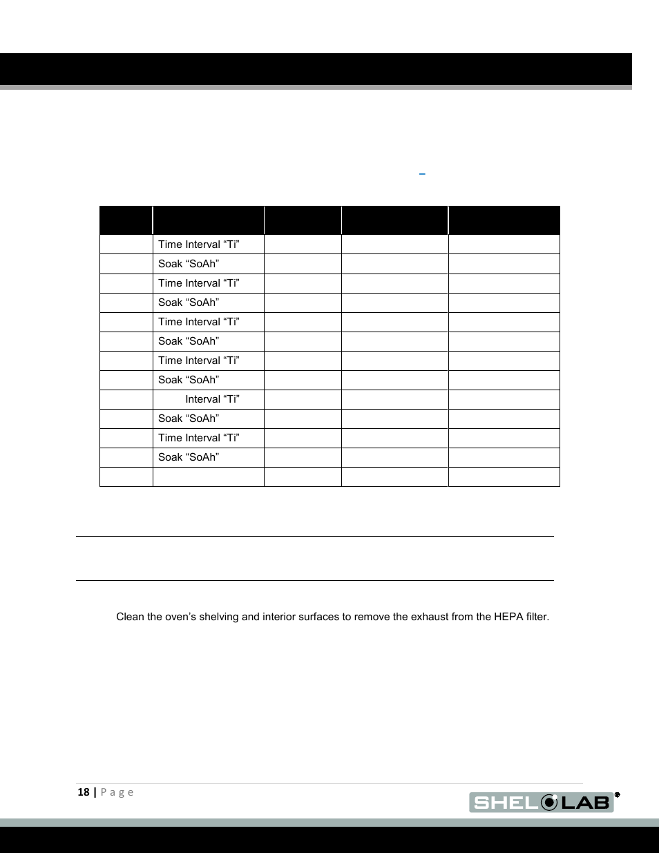 Operation (continued) | Shellab SMO5CR-2 User Manual | Page 18 / 31