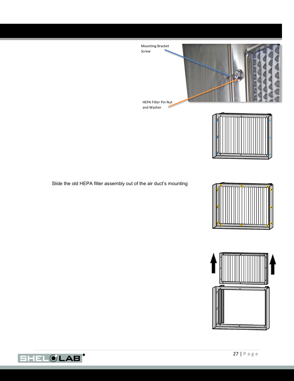 Maintenance (continued) | Shellab SMO5CR-2 User Manual | Page 27 / 31