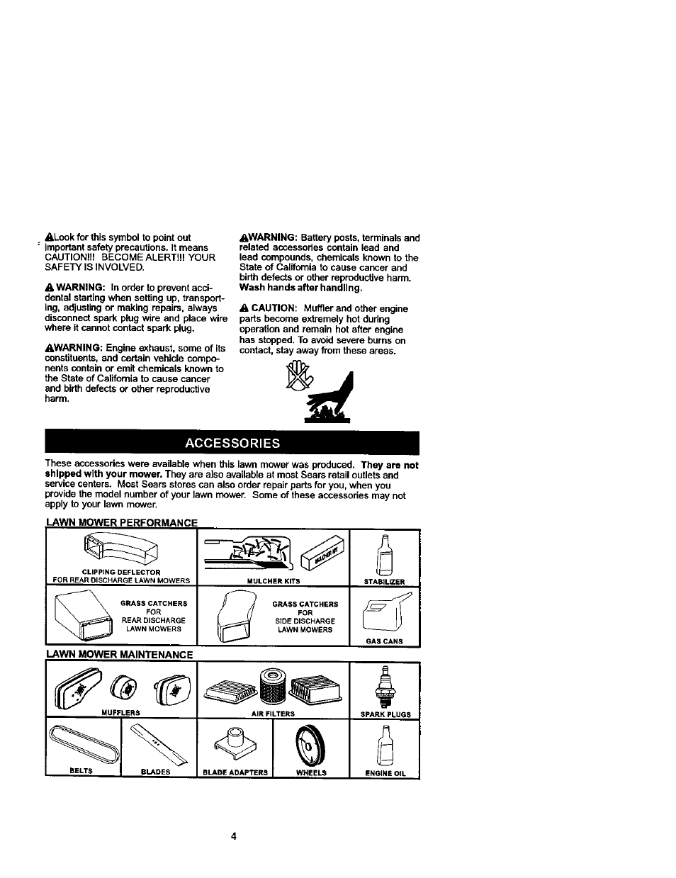 Accessories | Craftsman 917.388721 User Manual | Page 4 / 27