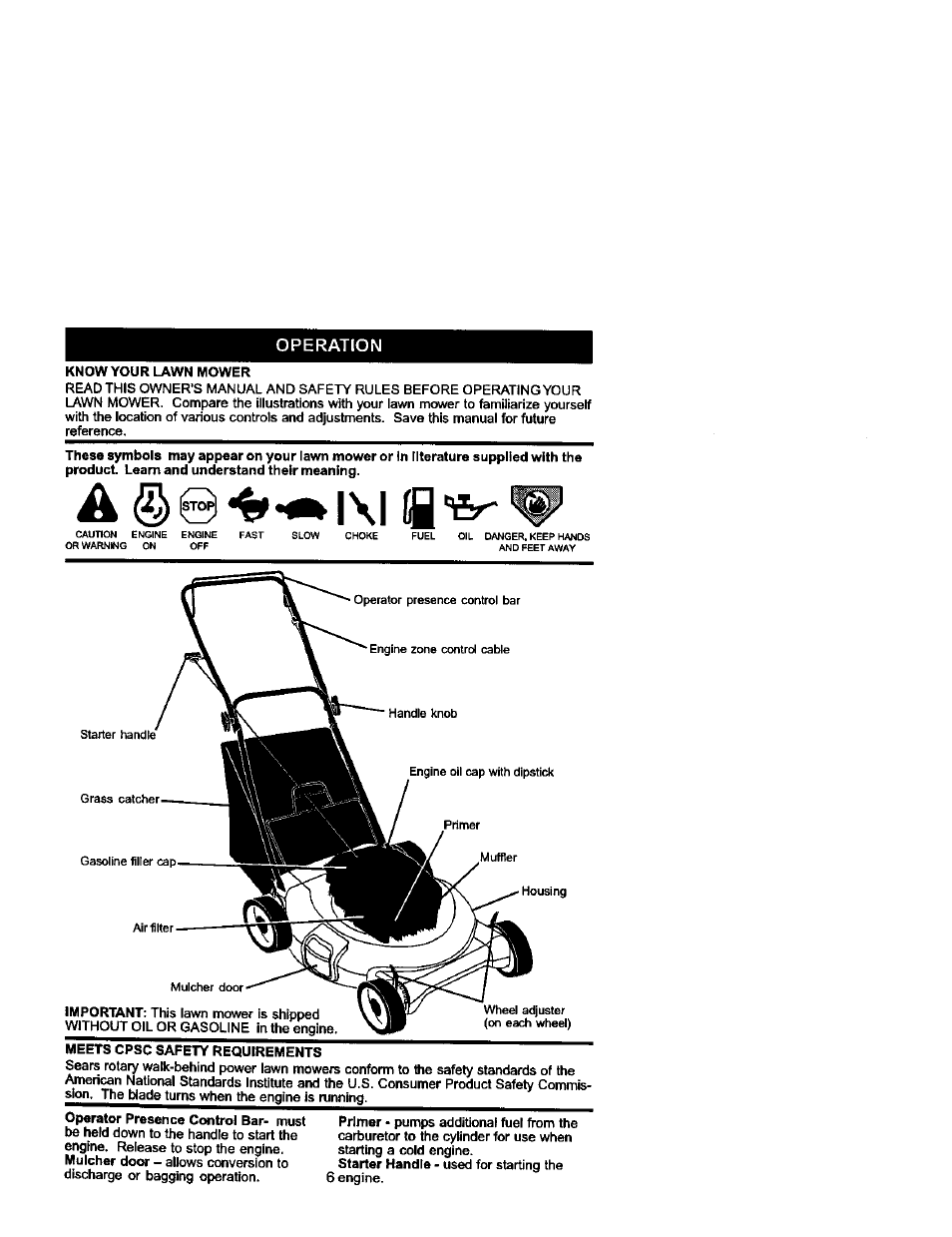 Operation | Craftsman 917.388721 User Manual | Page 6 / 27