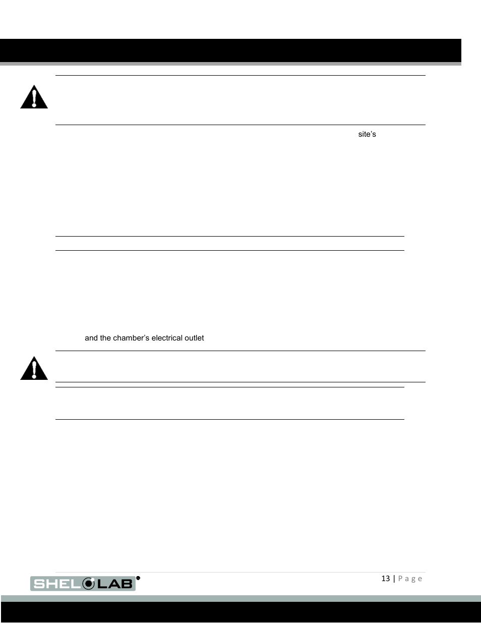Cleaning, Disinfecting, User maintenance | Shellab SSI2-2 User Manual | Page 13 / 20