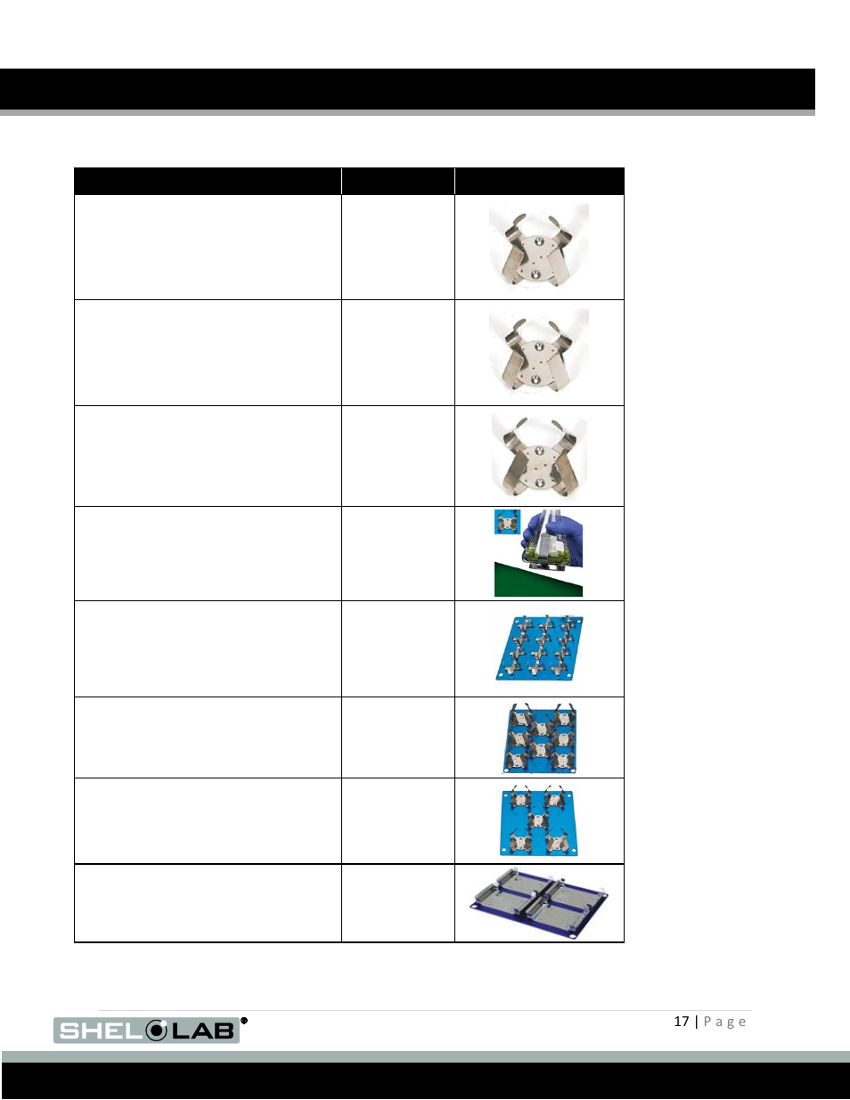 Accessories | Shellab SSI2-2 User Manual | Page 17 / 20