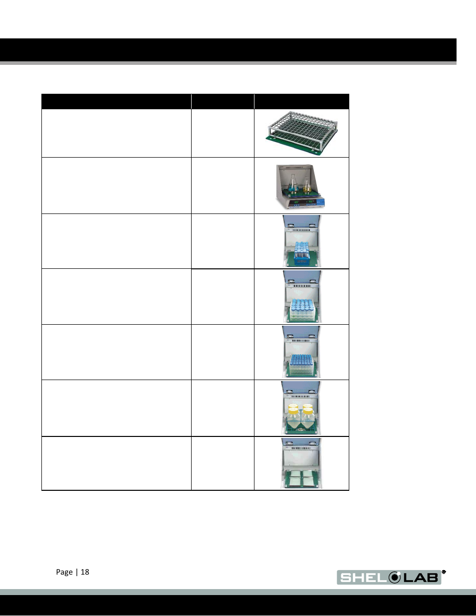 Accessories (continued) | Shellab SSI2-2 User Manual | Page 18 / 20