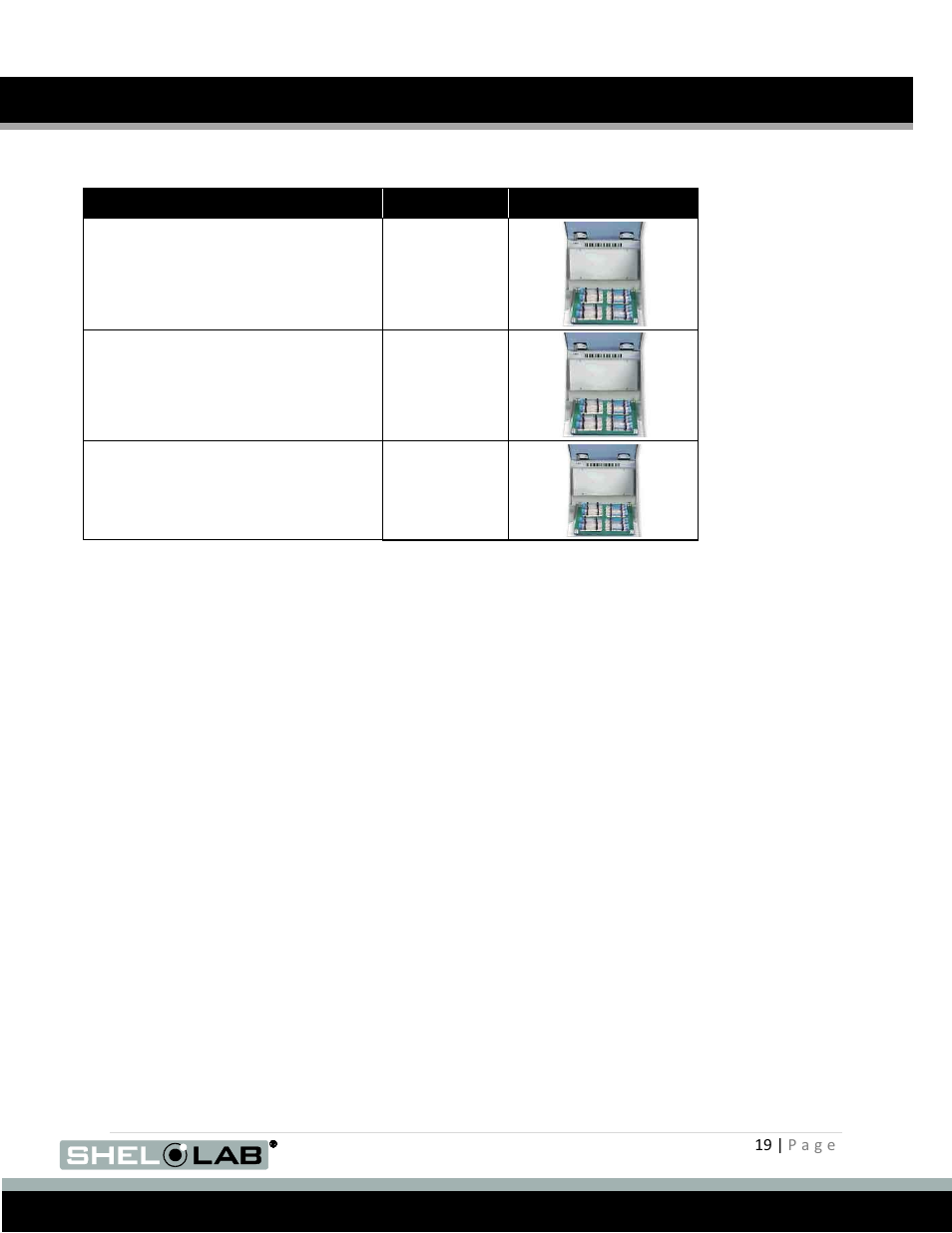 Accessories (continued) | Shellab SSI2-2 User Manual | Page 19 / 20