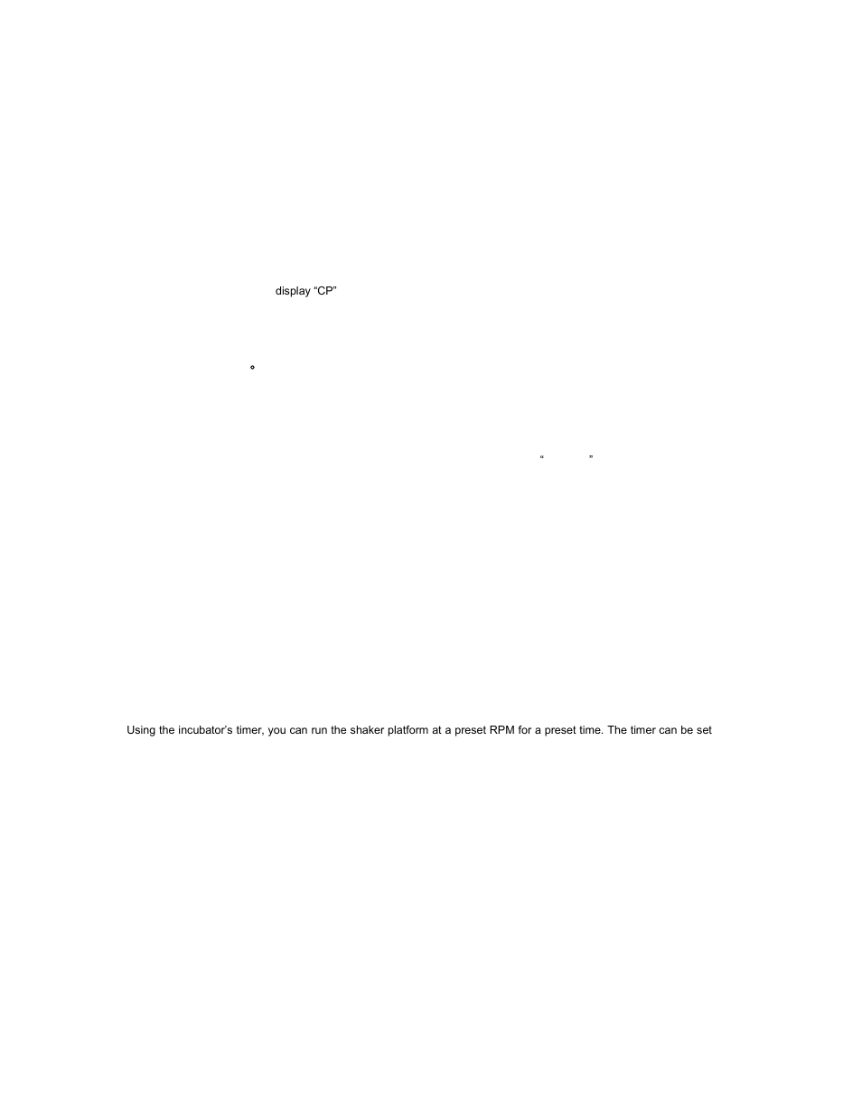 Setting the shaker speed, Using the timer, E 12 | Shellab SSI10R-2 User Manual | Page 12 / 28