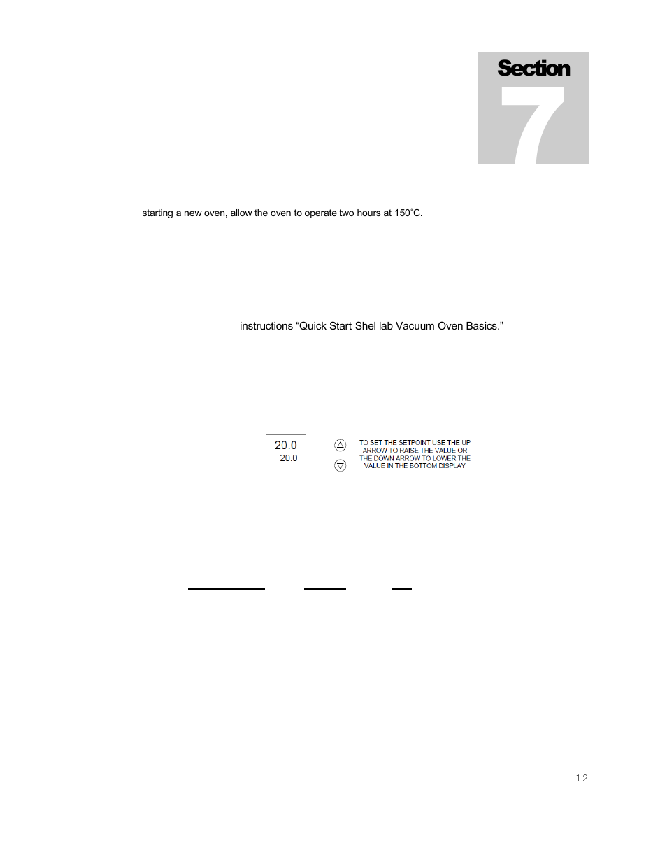 Oven operation | Shellab SVAC4-2 User Manual | Page 12 / 31