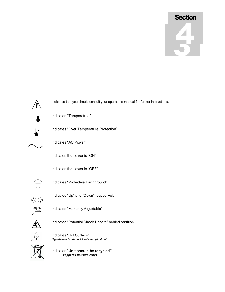 Graphic symbols | Shellab SWBC22-2 User Manual | Page 6 / 18