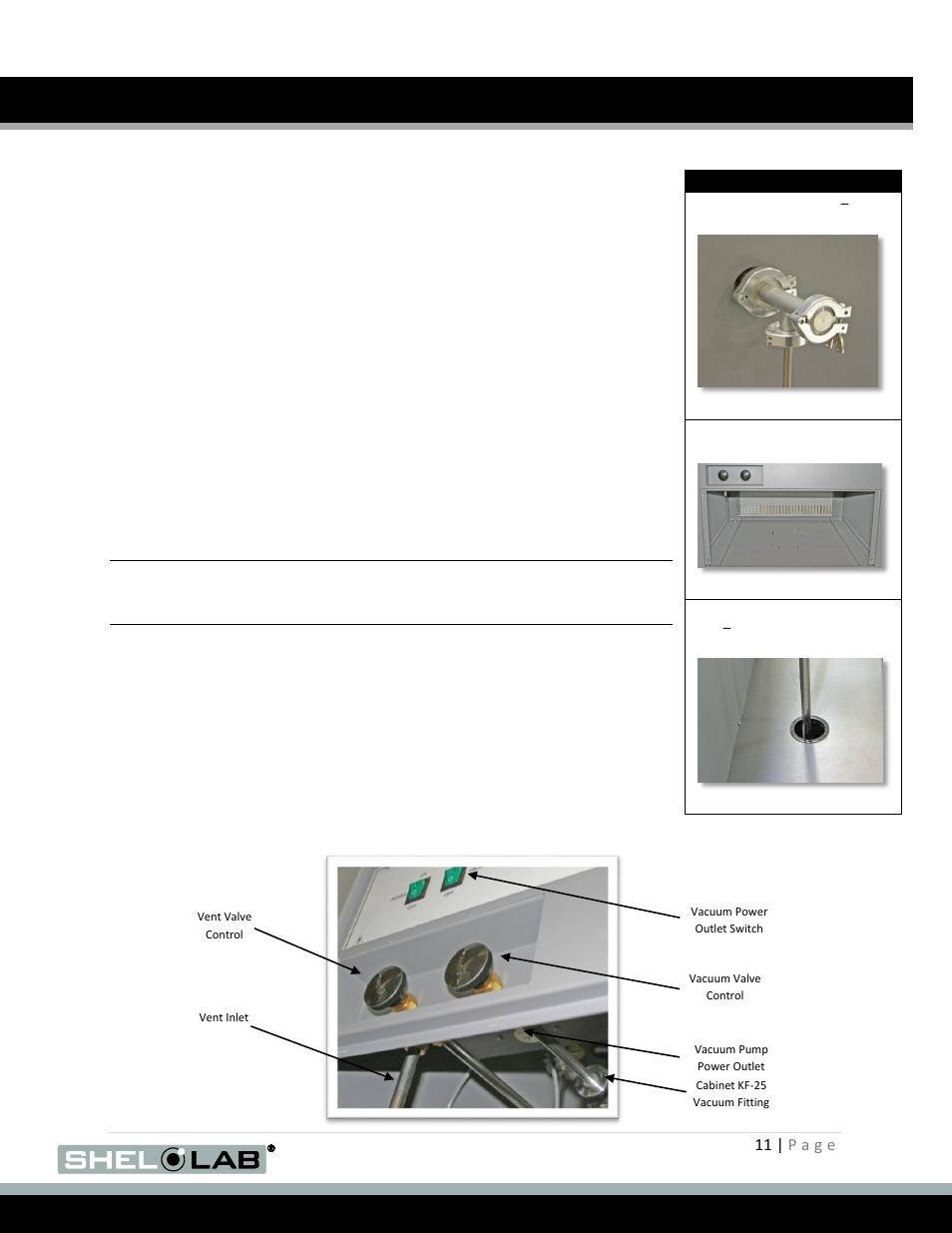 Vacuum plumbing, Vent and gas plumbing, Installation (continued) | Acuum, Lumbing, Ent and | Shellab SVAC9-2 User Manual | Page 11 / 29