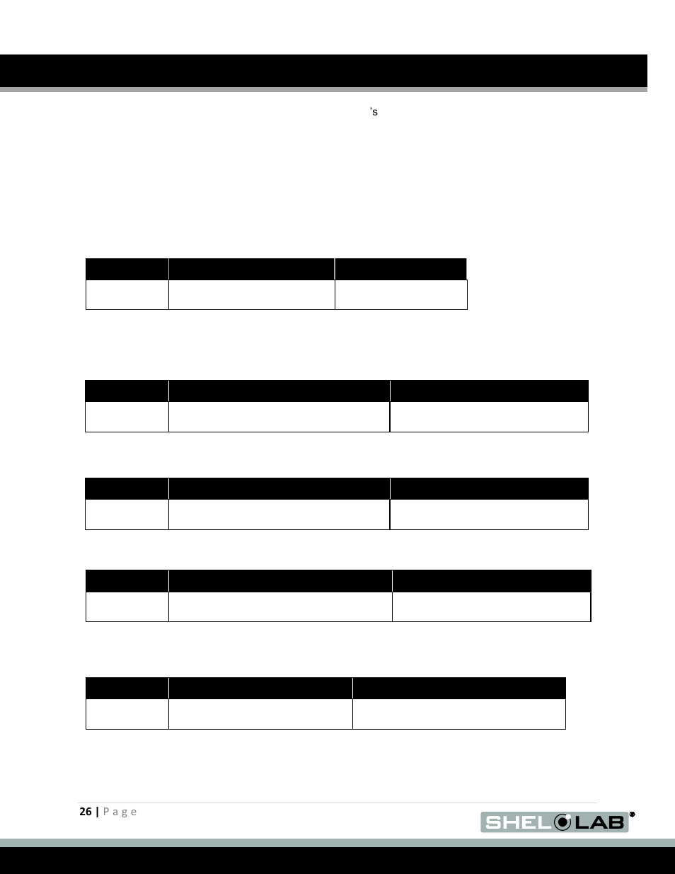 Unit specifications, Weight, Dimensions | Capacity, Shelf capacity by weight | Shellab SVAC9-2 User Manual | Page 26 / 29