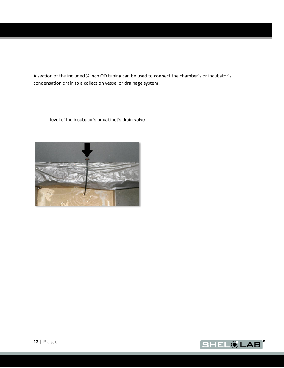 Swpk installation | Shellab SWPK User Manual | Page 12 / 13